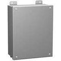 1414SCG, Enclosure - NEMA 12; Lift Off, Screw Cover; Grey; Steel; with Inner Panel