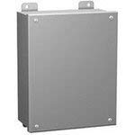 1414SCG, Enclosure - NEMA 12; Lift Off, Screw Cover; Grey; Steel; with Inner Panel