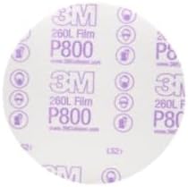 3M 00970 Hookit 6' P800 Grit Finishing Film Disc (Pack of 4)