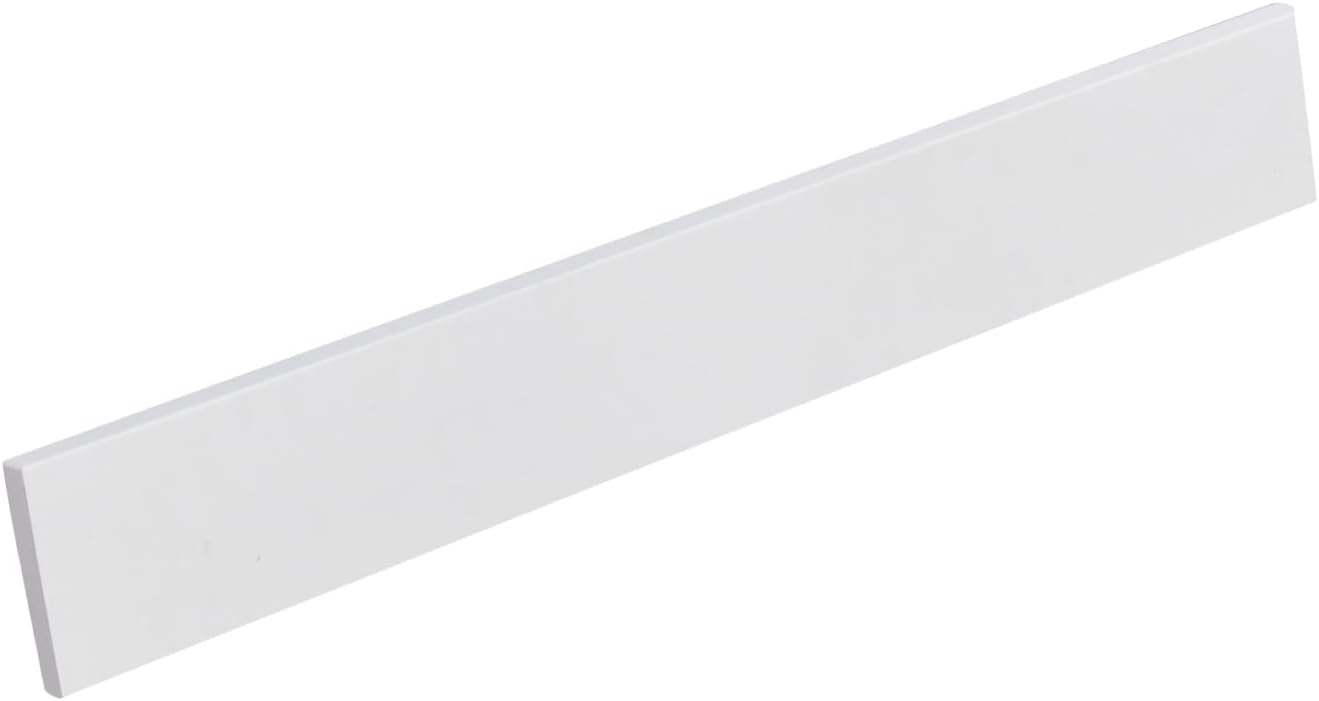 30 Inch Backsplash in Pure White, Quartz Backsplash for Bathroom Vanity Sink Top, 30 in. W x 4 in. H Universal Bathroom Vanity Backsplashes