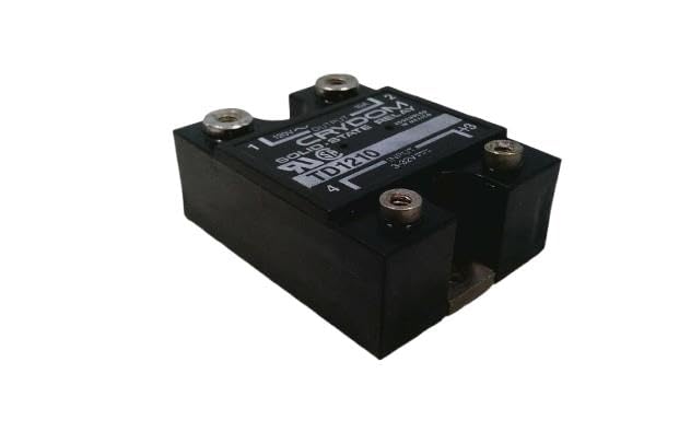 CRYDOM TD1210 10 AMP, 140 VAC, 24VRMS, 32 VDC, CLAMP Screw Terminal, Panel Mount, Solid State Relay, SPST, Switching Mode/Zero Crossing