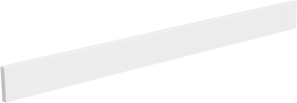 48 Inch Backsplash in Pure White, Quartz Backsplash for Bathroom Vanity Sink Top, 48 in. W x 4 in. H Universal Bathroom Vanity Backsplashes
