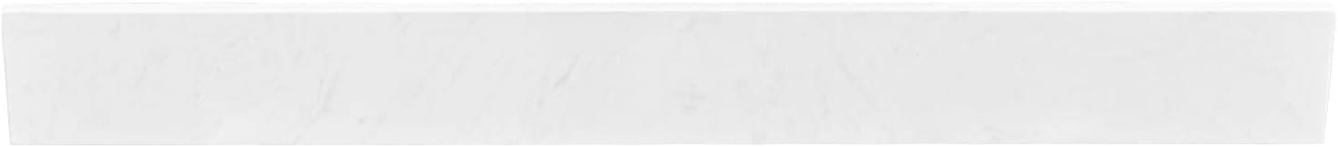 36 in. W x 4 in. H Engineered Stone Backsplash for Bathroom Vanity Sink Top in Ariston White