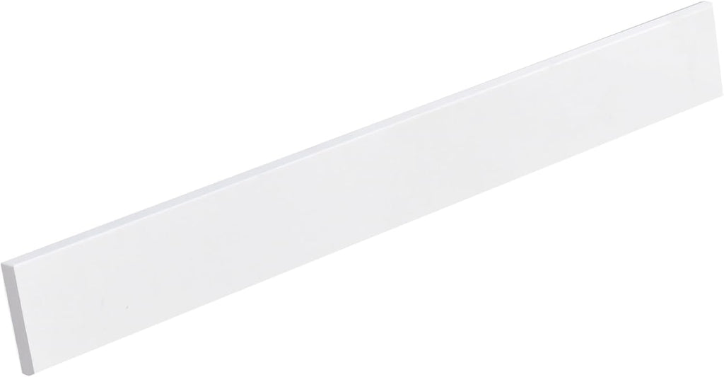 42 Inch Backsplash in Pure White, Quartz Backsplash for Bathroom Vanity Sink Top, 42 in. W x 4 in. H Universal Bathroom Vanity Backsplashes