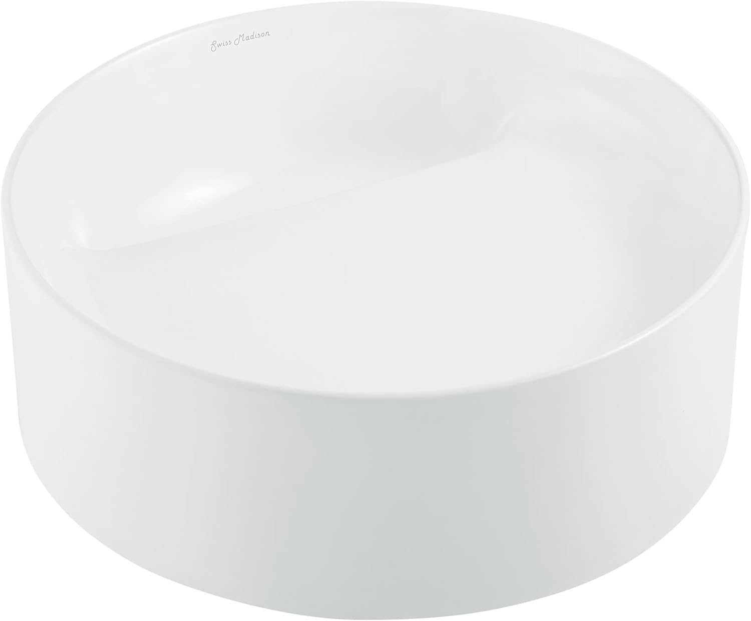 Beau 16.5' Round Vessel Bathroom Sink in Matte Black