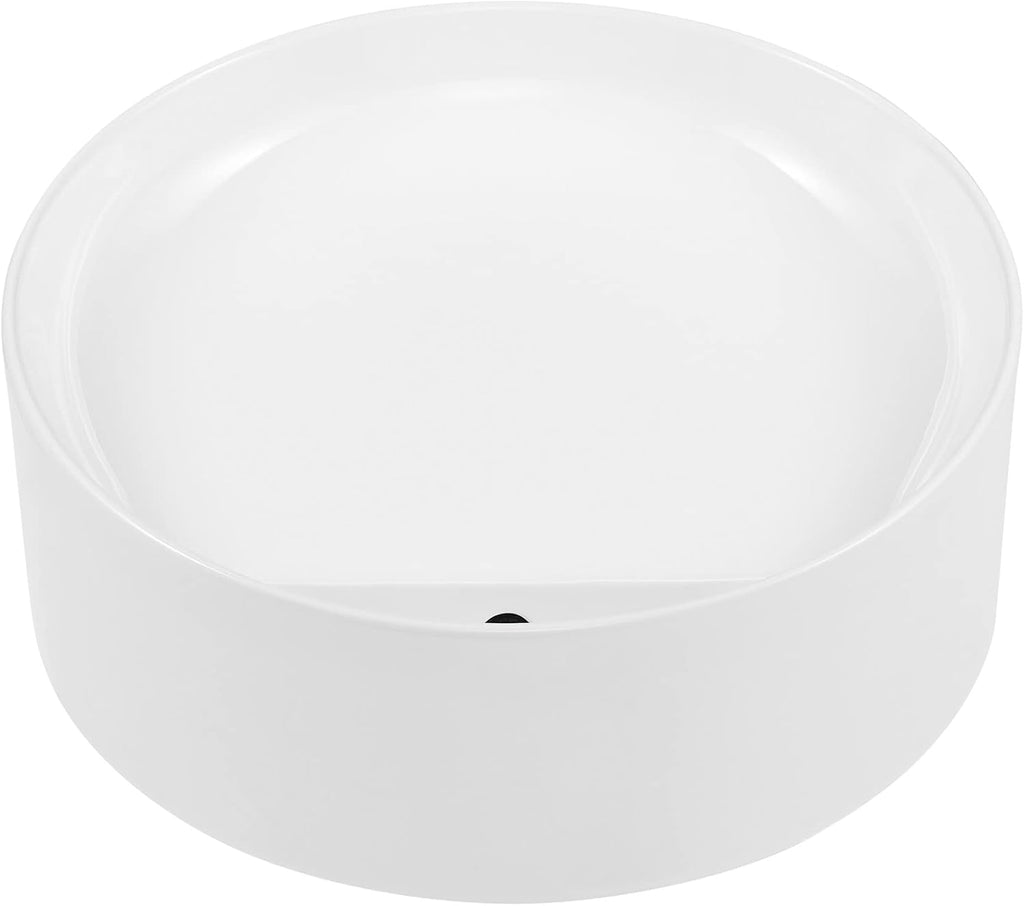 Beau 16.5' Round Vessel Bathroom Sink in Matte Black