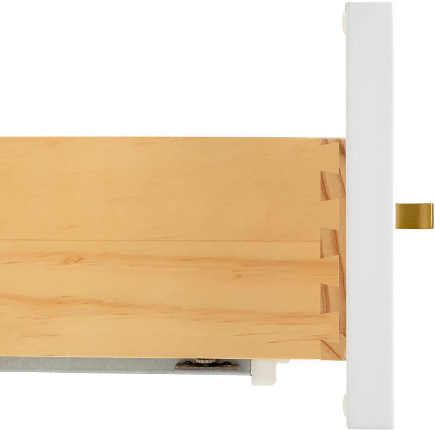 ARIEL Taylor 48-inch Bathroom Vanity with Sink,Solid Wood, 0.75-inch Italian Carrara Marble Countertop, Single Rectangular Porcelain Sink, 2 Soft Closing Doors, 9 Dovetail Drawers, White