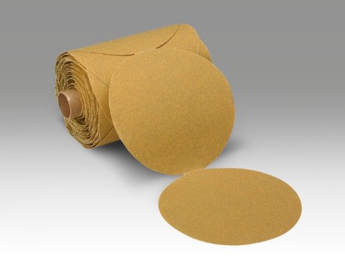 3M Stikit Paper Disc Roll 363I, PSA Attachment, Aluminum Oxide, 6' Diameter, P150 Grit (Roll of 100)