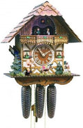 MusicBoxAttic Black Forest Forest VDS Certified 8 Day Musical Cuckoo Clock with Hand Carved Herdsman with Whip by Rombach and Haas Sale Price - Code romba2