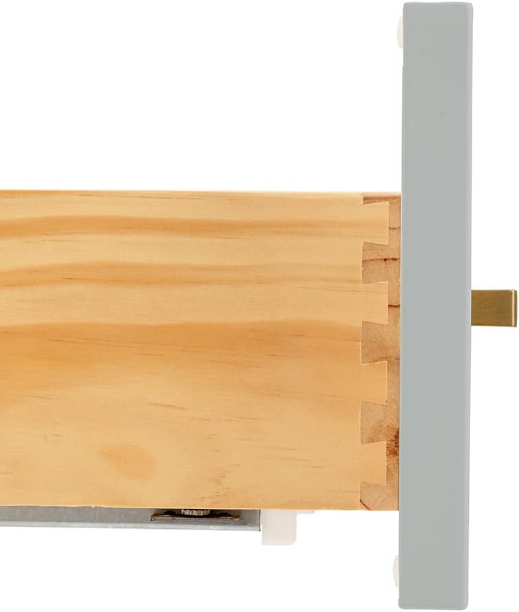 ARIEL Taylor 42-inch Bathroom Vanity with Sink,Solid Wood, 1.5-inch Italian Carrara Marble Countertop & Backsplash, Single Rectangular Porcelain Sink, 2 Soft Closing Doors, 5 Dovetail Drawers, Grey
