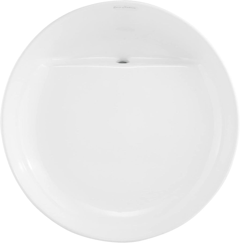 Beau 16.5' Round Vessel Bathroom Sink in Matte Black
