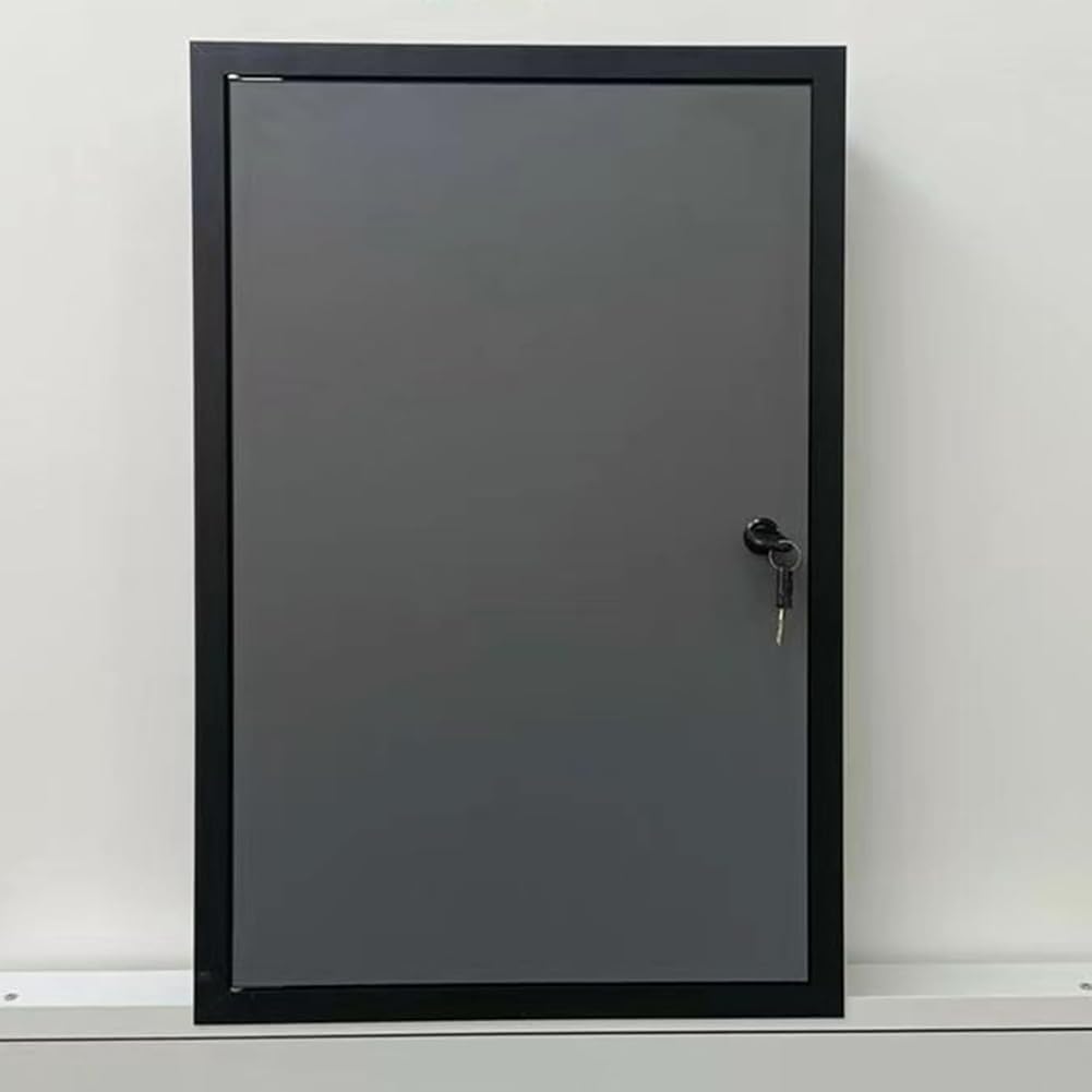 Aluminum Alloy Access Panel for Drywall, Heavy Duty Concealed Service Door for Electrical and Plumbing, Metal Steel Wall Hole Cover, Electrical Panel Wall Hole Cover,A 36 * 36cm