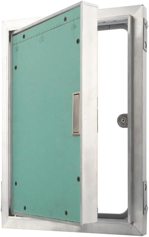 Wall Accesss Panel Door Cover, Electrical Inspection Panel, Hidden Drywall Accesss Faceplate for Interior Floor Passages Offices(Right Door,30x40cm)