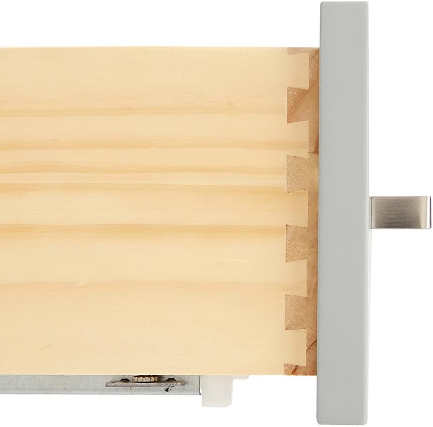 ARIEL Cambridge 48-inch Bathroom Vanity with Sink,Solid Wood, 0.75-inch Italian Carrara Marble Countertop & Backsplash, Single Oval Porcelain Sink, 2 Soft Closing Doors, 9 Dovetail Drawers, Grey