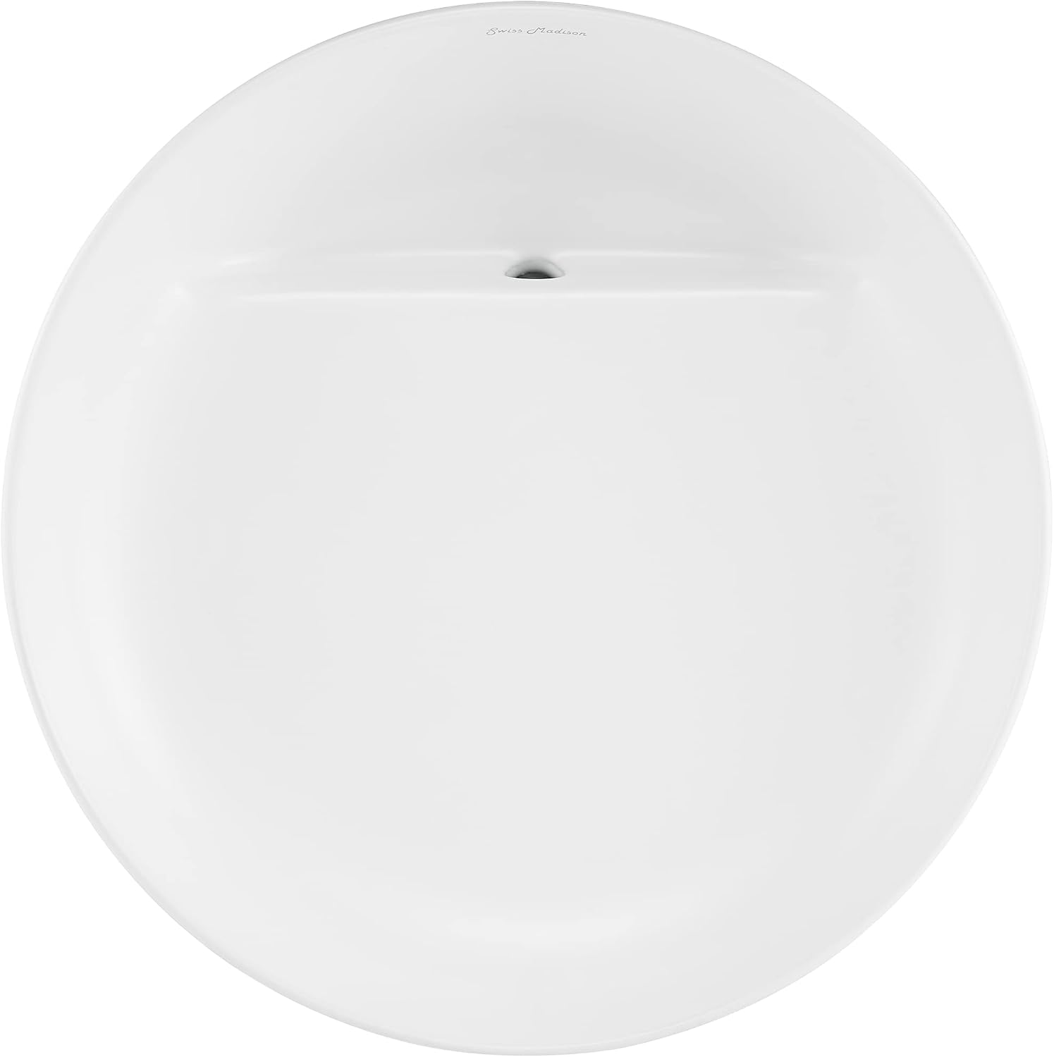 Beau 16.5' Round Vessel Bathroom Sink in Matte White