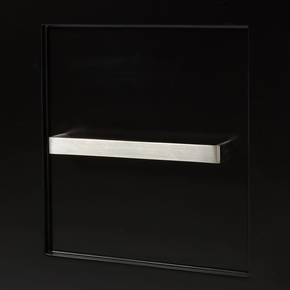 ARIEL 42' White Bathroom Vanity with Sink, 1.5' Edge Italian Carrara Marble Countertop, Rectangular Sink, 2 Soft Closing Doors, 4 Dovetail Drawers, Brushed Nickel