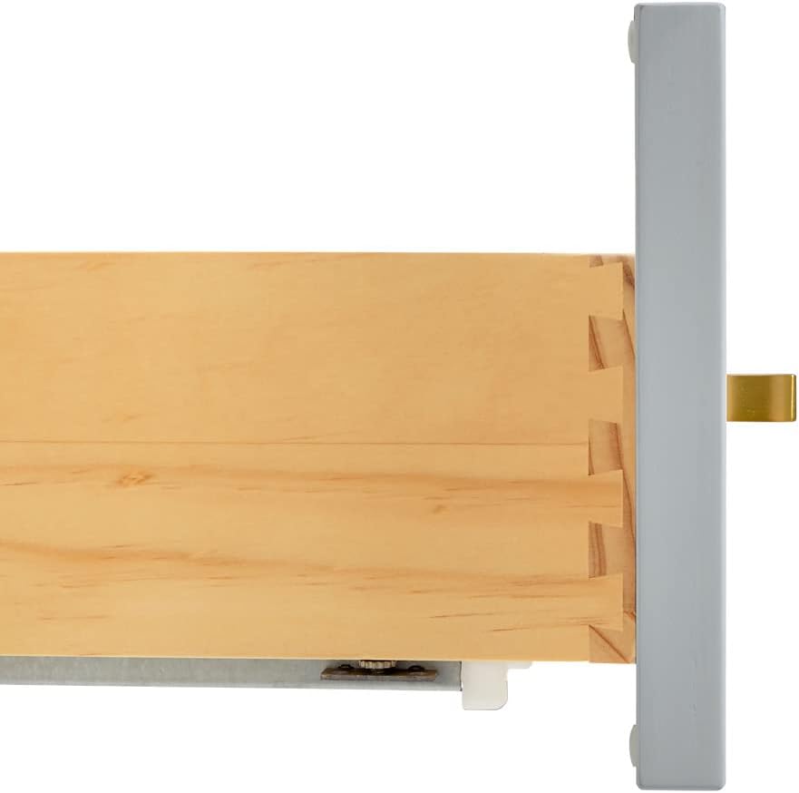 ARIEL Taylor 48-inch Bathroom Vanity with Sink,Solid Wood, 0.75-inch Italian Carrara Marble Countertop, Single Rectangular Porcelain Sink, Soft Closing Doors, Dovetail Drawers, Grey