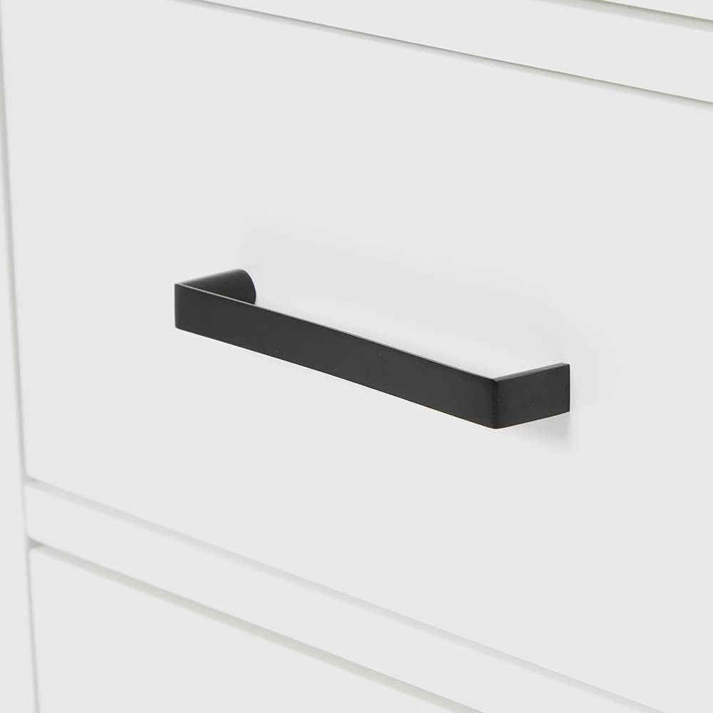 ARIEL Hepburn 60-inch Bathroom Vanity with Sink,Solid Wood, 0.75-inch Italian Carrara Marble Countertop, Single Rectangular Porcelain Sink, 2 Soft Closing Doors, 9 Dovetail Drawers, White