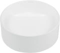 Beau 16.5' Round Vessel Bathroom Sink in Matte White