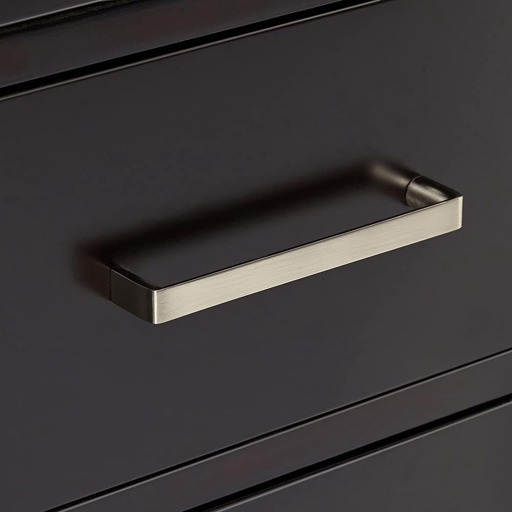 ARIEL Cambridge 36-inch Bathroom Vanity with Sink,Solid Wood, 0.75-inch Italian Carrara Marble Countertop, Single Rectangular Porcelain Sink, 2 Soft Closing Doors, 5 Dovetail Drawers, Espresso