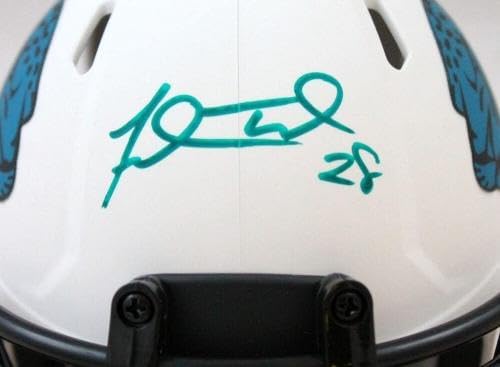 Fred Taylor Autographed Jacksonville Jaguars Lunar Speed Mini Helmet-BAW Holo - Autographed NFL Mini Helmets