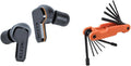 Klein Tools AESEB2 Elite Bluetooth Jobsite Earbuds, True Wireless Earplugs & 70550 Hex Wrench Key Set, 11 SAE Sizes, Heavy Duty Folding Allen Wrench Tool