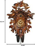 Cuckoo Clock 15 Leaves, 2 Birds 2.5041.01.P