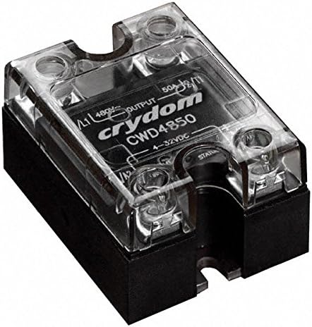 CWD4850-10, Solid-State Relay, Load: 50 A 48-660 VAC, Control: 4-32VDC, Screw, Panel Mount