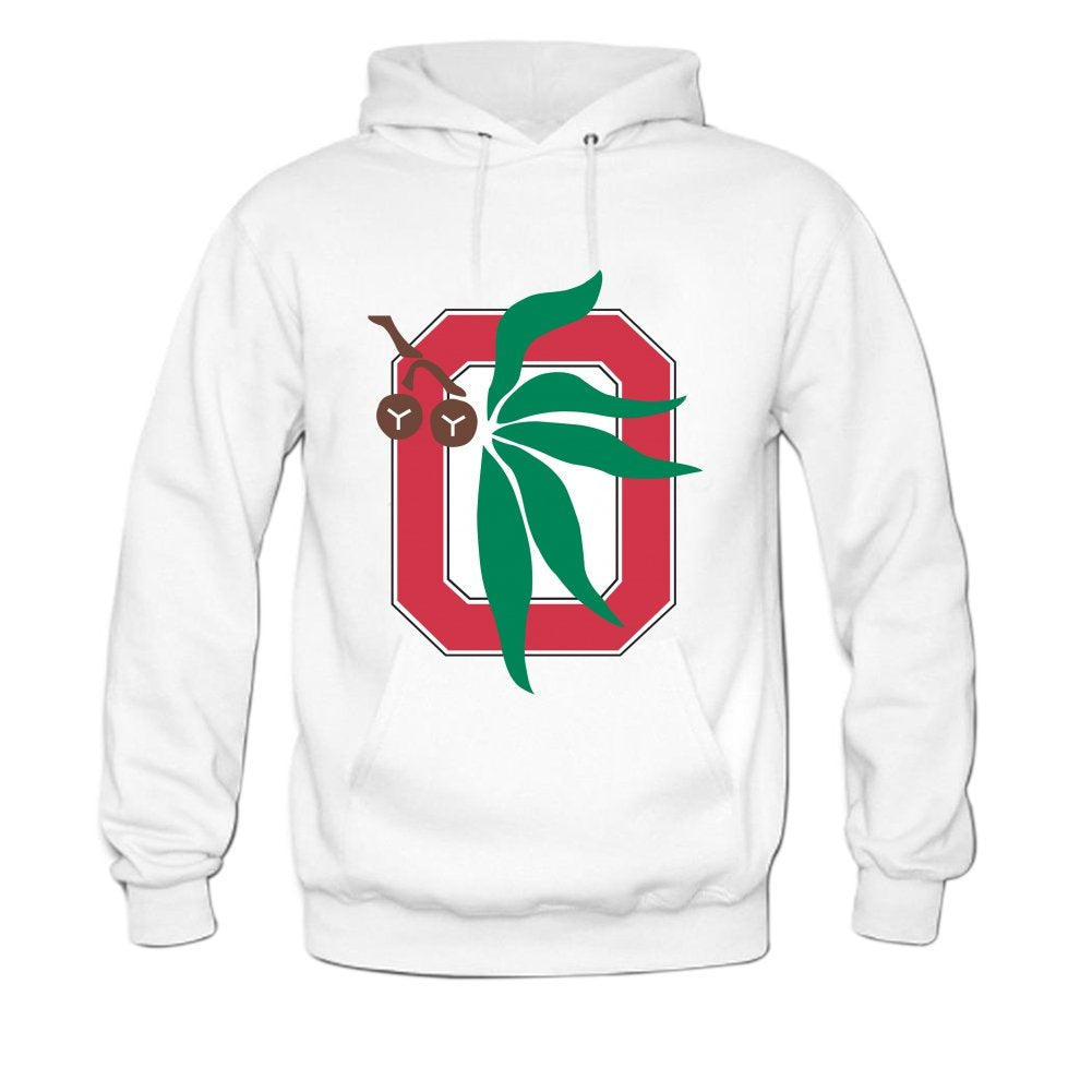 Andrea Sotaski Ohio State Buckeyes Logo Mens Hoody Sweatshirt XXL White