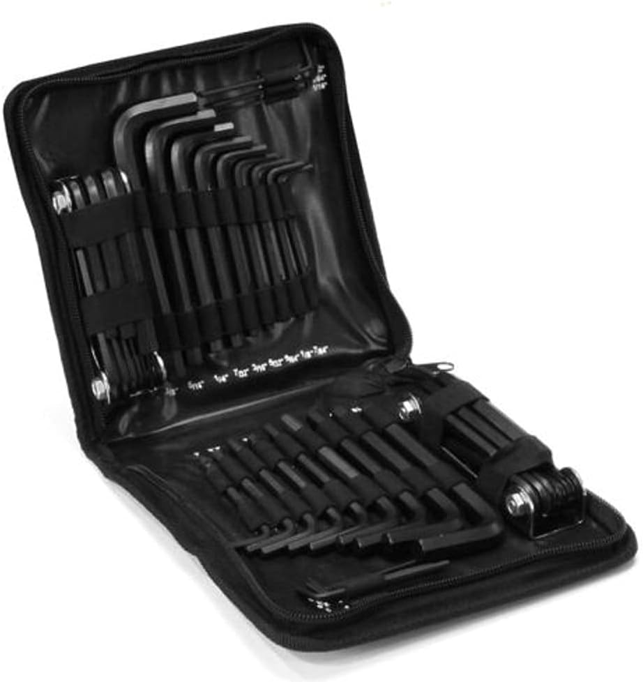 2 pack 45PC Combo Hex Key Allen Wrench Set SAE MM LONG SHORT Folding ARM NEW