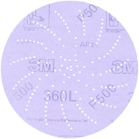 3M Clean Sanding Hookit Abrasive Discs 360L 6' P800 Clean Sand Hookit 360L Prpl
