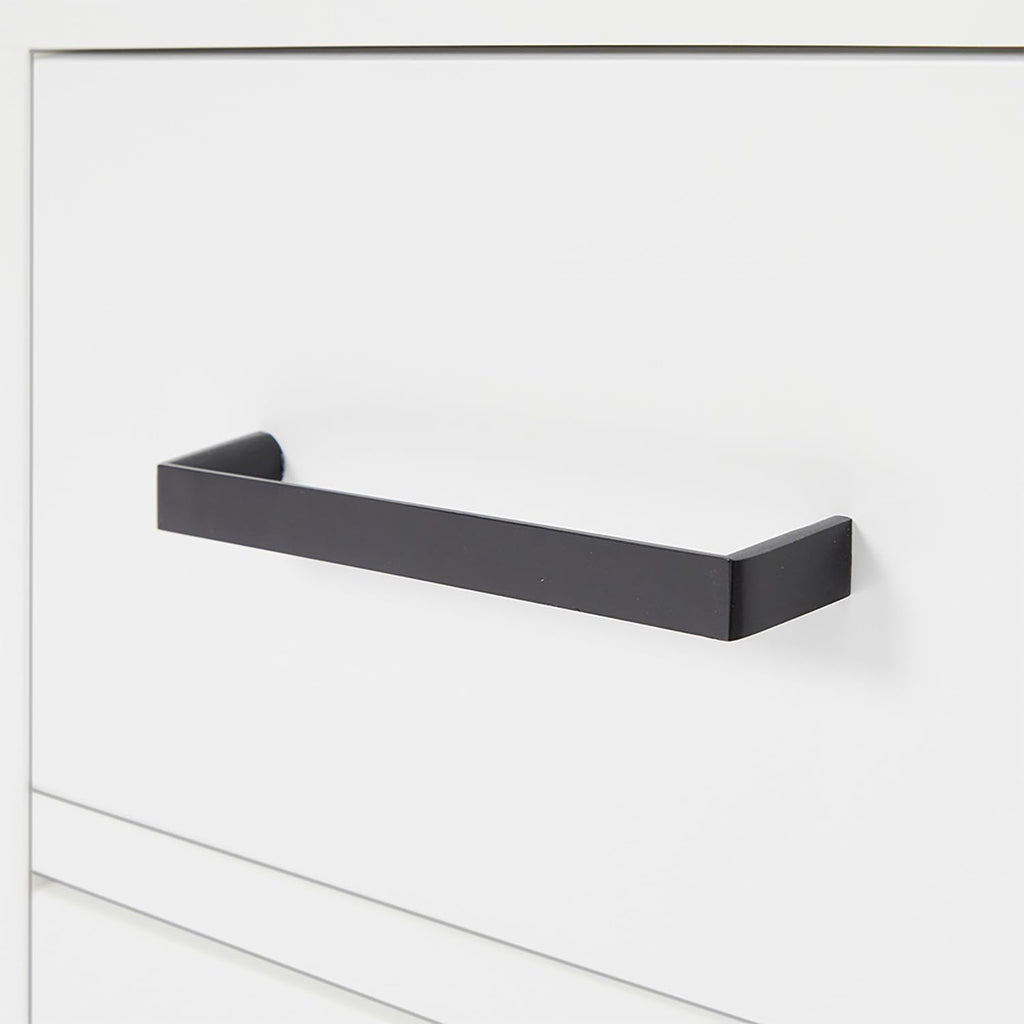 ARIEL Hepburn 48-inch Bathroom Vanity with Sink,Solid Wood, 1.5-inch Carrara White Quartz Countertop & Backsplash, Single Rectangular Porcelain Sink, 2 Soft Closing Doors, 9 Dovetail Drawers, White
