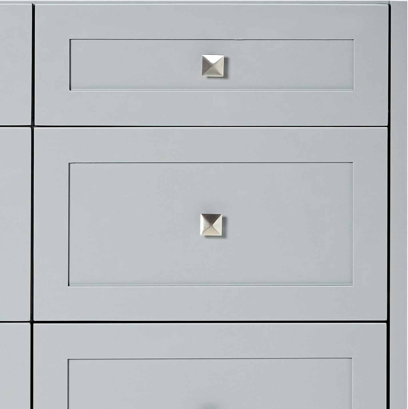 ARIEL Monroe 66-inch Bathroom Vanity with Sink,Solid Wood, 1.5-inch Italian Carrara Marble Countertop, Single Oval Porcelain Sink, Dovetail Drawers, Grey