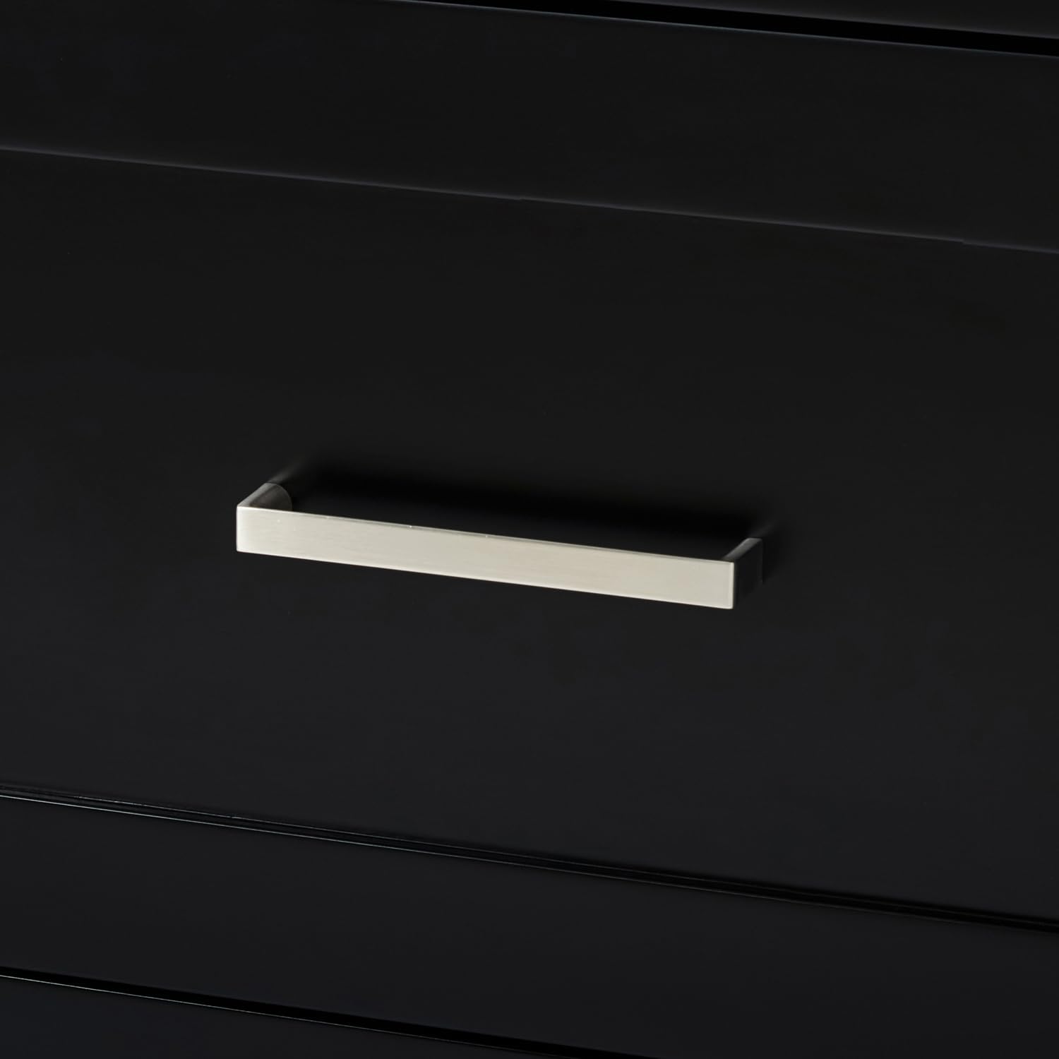 ARIEL Hamlet 66-inch Bathroom Vanity with Sink,Solid Wood, 1.5-inch Italian Carrara Marble Countertop, Double Rectangular Porcelain Sink, 4 Soft Closing Doors, 3 Dovetail Drawers, Black