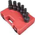 SUNEX TOOLS 5606 1-Inch Drive SAE Hex Driver Set, 6 piece