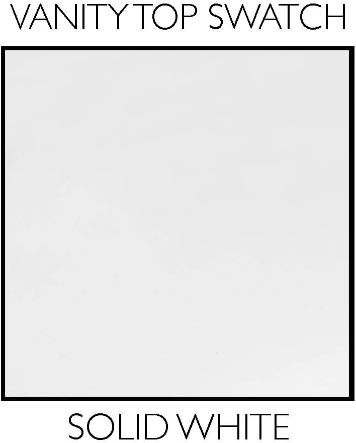 Design House Brookings 25 Inch Bathroom Vanity with Top, Ready to Assemble, Sherwin Williams® White – Design House, 584862
