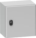 Square D by Schneider Electric Spacial S3DC Metal Electrical Box for Indoor Use, Plain Door, Wall Mounted, Mounting Plate Not Included, 600 (H) x 600 (W) x 400 (D) mm