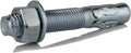 (25) 5/8 X 5 Heavy Duty Steel Wedge Anchors Zinc Plated. Washer and Nut Included.