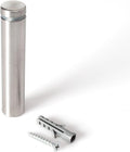 Stainless Steel Standoff 5/8 Inch Diameter x 3 Inch Barrel Length Brushed Finish for PVC, Glass and Acrylic Sign Stand Off Wall Anchors and Screws 100 Piece Commercial Space Pack