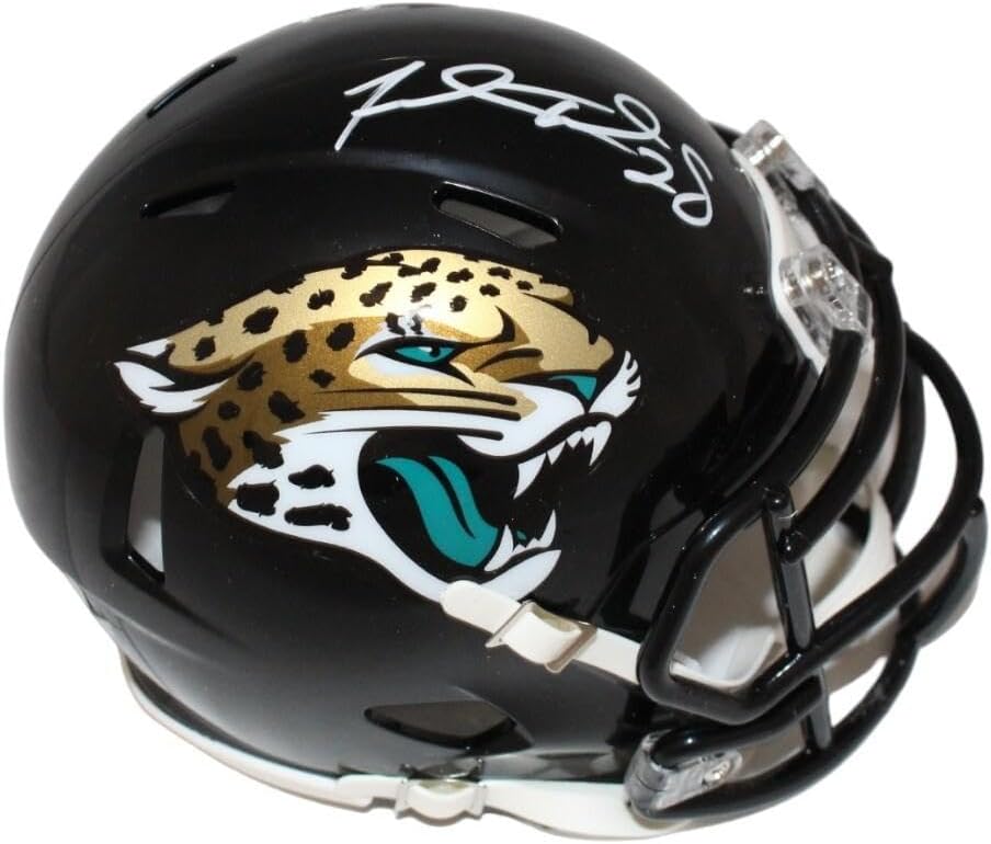 Fred Taylor Signed Jacksonville Jaguars Mini Helmet Beckett 41196 - Autographed NFL Mini Helmets