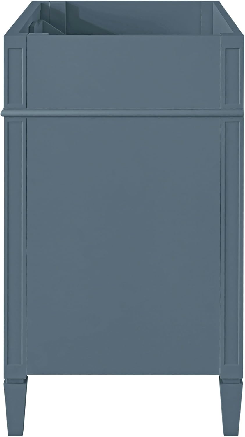 Favfurish 30''Bathroom Vanity Without Top Sink, Solid Wood Frame Modern Bathroom Storage Cabinet with 2 Drawers,1 Soft-Closing Door and a Tip-Out Drawer,for Bathroom (NOT Include Basin),Blue