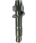 Pr-Mch Package of 25, 5/8' x 3 1/2' Concrete Wedge Anchor Stainless Steel Metal Grade 304 Set Kit #DR-D8150D