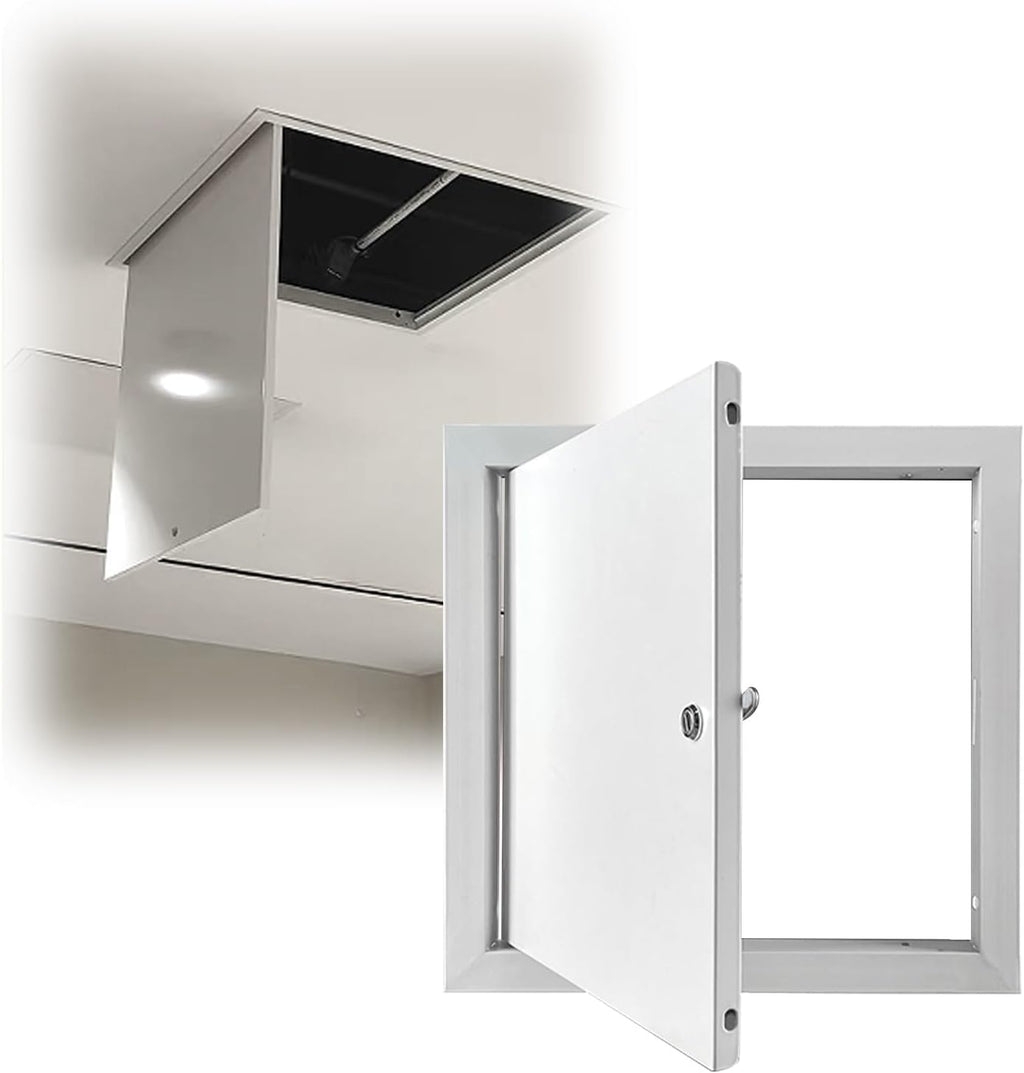 Metal Access Panel for Drywall Ceiling, Aluminum Alloy Access Door with Screwdriver Latch, Thicken 1mm Access Hole Cover for Electrical and Plumbing(20x32in(500x800mm))