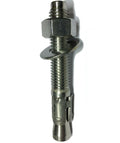 Pr-Mch Package of 25, 5/8' x 6' Concrete Wedge Anchor Stainless Steel Metal Grade 304 Set Kit #DR-D8643D
