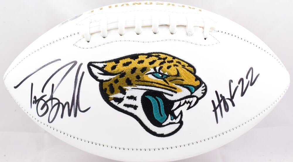 Tony Boselli Autographed Jaguars Logo Football w/HOF - Beckett W Hologram * - Autographed Footballs