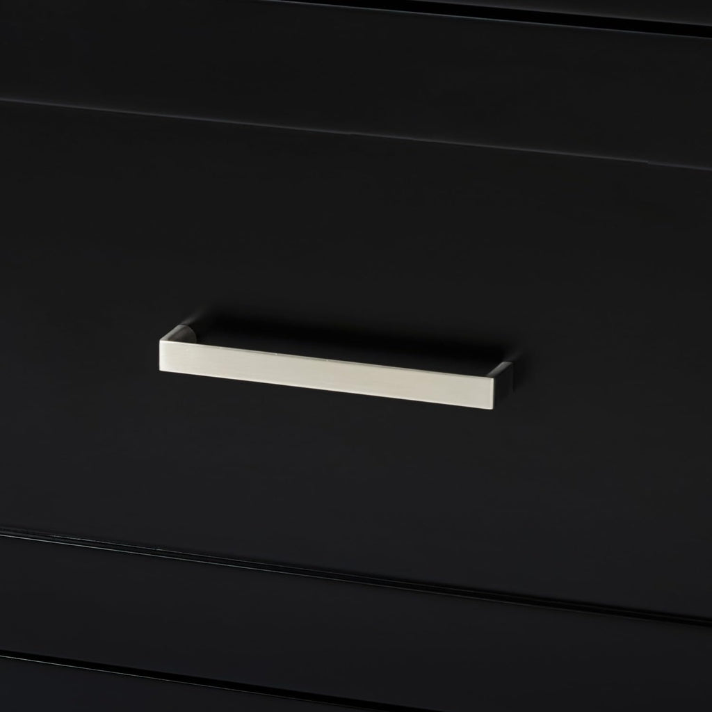 ARIEL Hamlet 66-inch Bathroom Vanity with Sink,Solid Wood, 1.5-inch Italian Carrara Marble Countertop & Backsplash, Single Oval Porcelain Sink, 2 Soft Closing Doors, 4 Dovetail Drawers, Black