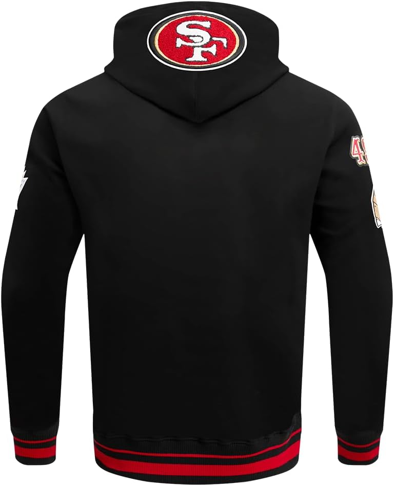 Pro Standard Mens NFL Mash Up Brushed Back French Terry Pull Over Hoodie