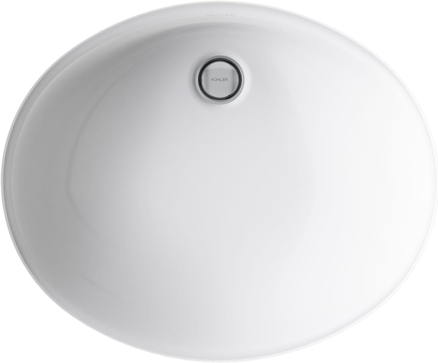 Kohler K-2210-N-0 1-Bowl Undermount Bath Sink w/Sealed Overflow White