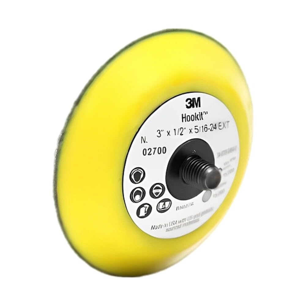 3M HOOKIT DISC PAD 02700, 3 in X 1/2 in (00051111557648) (5/each)