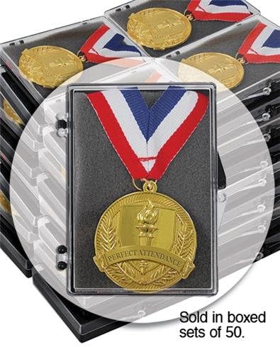 Perfect Attendance Medal Set (Sold in Sets of 50) - Ready to Go Medal Set